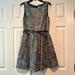 Jessica Simpson Dresses | Jessica Simpson Black-White Metallic Dress | Color: Black/White | Size: 12