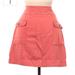 Anthropologie Skirts | Anthropologie Cotton Linen Blend Skirt | Color: Orange/Pink | Size: 2