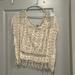 Urban Outfitters Tops | Boho Ecot For Urban Outfitters Lace Top Size M | Color: Cream | Size: M