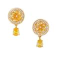 Kate Spade Jewelry | Kate Spade Fresh Squeeze Goldtone & Cubic Zirconia Mini Drop Earrings | Color: Gold | Size: Os
