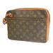 Louis Vuitton Bags | Louis Vuitton Clutch Hand Bag Monogram Leather Brown France | Color: Brown | Size: W 9.4 X H 7.1 X D 1.6 " (Approx.)