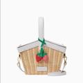 Kate Spade Bags | Kate Spade Picnic Strawberry Wicker Basket Bag | Color: Red/Tan | Size: Various