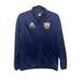 Adidas Jackets & Coats | Adidas Soccer Dark Blue Zip Long Sleeved Jacket Men's Size Large | Color: Blue/White | Size: Large