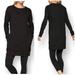 Athleta Sweaters | Athleta Lolo Crewneck Pullover Sweater Dress Pockets Women’s Xs | Color: Black | Size: Xs