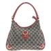 Gucci Bags | Gucci Abbey Line Canvas Leather Red Navy Beige Gg Shoulder Bag | Color: Black/Brown | Size: Os