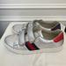 Gucci Shoes | Gucci Ace Sneakers Kids Size 33, 3 | Color: Silver | Size: 3b