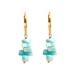 Anthropologie Jewelry | Anthro Real Stones - Blue Stones Earrings | Color: Blue/Gold/White | Size: Os