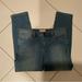 Free People Jeans | Free People Blue Denim Stretch Mid Rise Straight Leg Jeans Size 30” Waist | Color: Blue | Size: 30