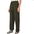 Lululemon Athletica Pants & Jumpsuits | Lululemon Noir Pants Dark Olive Tie Waist Wide Leg High Rise | Color: Green | Size: 8