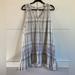 Free People Dresses | Free People Run With Me Dress | Color: Gray/White | Size: L