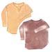American Eagle Outfitters Tops | American Eagle Outfitters, Oversized, Long Sleeve, V Neck, Henley's, Bundle Of 2 | Color: Red/Yellow | Size: M