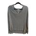 American Eagle Outfitters Tops | American Eagle Soft & Sexy Grey Ribbed Long Sleeve Top, Size Medium | Color: Gray | Size: M