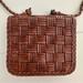 Anthropologie Bags | Anthropologie Vintage Woven Leather Small Square Crossbody Bag In Brown | Color: Brown/Tan | Size: Os