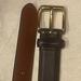 Coach Accessories | Coach Brown Leather Belt Gold Buckle Size 40 | Color: Brown/Gold | Size: 40