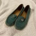 Coach Shoes | Coach Nancy Moccasin Loafer Leather Flats Jade Green | Color: Blue/Green | Size: 5.5