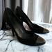 Gucci Shoes | Gucci Black Suede And Leather Heels Size Us 8.5 | Color: Black | Size: 8.5