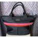 Kate Spade Bags | Kate Spade Color Contrast Nylon Bag Black Pink Orange Zipper Front Handbag | Color: Black/Pink | Size: Os