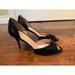 Kate Spade New York Shoes | Kate Spade New York Shimmering Black Cutout Peep Toe Heels, Size 9.5 - Like New! | Color: Black | Size: 9.5