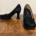 Anthropologie Shoes | Anthropologie Gee Wawa Black Suede Heels W Bohemian Detailing & Cushioned Insole | Color: Black | Size: 10