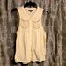 American Eagle Outfitters Tops | American Eagle Sleeveless Blouse | Color: Cream | Size: M