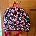 Disney Bags | Disney Parks Minnie Mouse Leather Back Pack Purse | Color: Black/Red | Size: Os