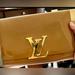 Louis Vuitton Bags | 3- Louis Vuitton, Vernis Saint Louis Clutch Vintage-Dust Bag & Unbranded Chain | Color: Tan | Size: Os