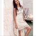 Free People Dresses | Free People Just Like Honey Beige Lace Dress. Sz 4 | Color: Cream | Size: 4