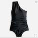 J. Crew Swim | J Crew One Shoulder One-Piece Swimsuit Sz 18 | Color: Black | Size: 18