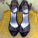 Jessica Simpson Shoes | Jessica Simpson Metallic-Dot Sandals/Heels Black/Silver Sz 9b/39 | Color: Black/Silver | Size: 9