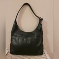 Coach Bags | Coach Vintage Black Leather Shoulder Bag | Color: Black | Size: Os