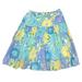Lilly Pulitzer Skirts | Euc Vintage Lilly Pulitzer Floral Elastic Waist Pull On Skirt Size S | Color: Blue/Yellow | Size: S