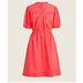 J. Crew Dresses | J Crew Dress Petite Puff-Sleeve Cotton Poplin Shirtdress | Color: Red | Size: 00p