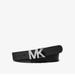 Michael Kors Accessories | Michael Kors Men's Leather Logo-Buckle Belt | Color: Black/Silver | Size: 32"