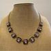 J. Crew Jewelry | J. Crew Tortoise Shell Classic Rhinestone Crystal Cluster Stacked Necklace | Color: Brown/Gold | Size: Os