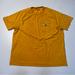 Carhartt Shirts | 030 - Carhartt Yellow Pocket Tee Work Wear Construction T Shirt | Color: Gold/Yellow | Size: Xxl