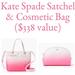 Kate Spade Bags | Euc Kate Spade Ombr Bag And Pouch | Color: Pink/White | Size: Os