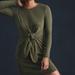 Anthropologie Dresses | Daily Practice By Anthropologie Tie-Front Green Dress -- Worn Once -- Medium | Color: Green | Size: M
