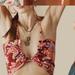Free People Tops | Free People Summer Of Love Convertible Bandeau Bra Top Wine Floral Maroon M | Color: Purple/Yellow | Size: M