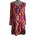 Anthropologie Dresses | Anthropologie Eyedoll Aztec Pattern Dress, Size Small | Color: Red/Yellow | Size: S