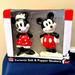Disney Kitchen | Disney Mickey & Minnie Mouse Black & White Ceramic Salt & Pepper Shakers. | Color: Black/Red | Size: Os