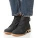 Free People Shoes | Free People Eu 37 (Us 7) Gray Las Palmas Ankle Boots Suede Leather Straps | Color: Gray/Green | Size: 7
