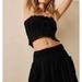 Free People Skirts | Free People Free-Est All The Things Tube Top Midi Skirt Set Crop S Nwt | Color: Black | Size: S