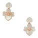 Kate Spade Jewelry | Kate Spade Precious Pansy Rose Gold Drop Earrings | Color: Gold/Pink | Size: Os
