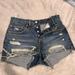 Levi's Shorts | Levi’s 501 Distressed Woman’s High Rise Jean Shorts | Color: Blue | Size: 26