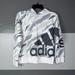 Adidas Shirts & Tops | Adidas Pullover Hoodie | Color: Gray/White | Size: M 10/12