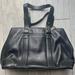 Coach Bags | Coach Leather Large Carryall Shopper Buckle 7582 Handbag **Euc** | Color: Black | Size: Os