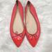 J. Crew Shoes | J.Crew Gemma Ballet Flats In Coral Sunset 7 | Color: Orange/Pink | Size: 7