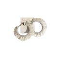 Jessica Simpson Jewelry | Jessica Simpson Beaded Fringe Lever Back Earrings | Color: White | Size: Os