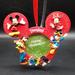 Disney Holiday | 2012 Disneyland Resort Frame Ornament With 4 Characters Never Used. | Color: Red | Size: Os