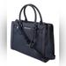 Michael Kors Bags | Brand New Michael Michael Kors Leather Top Handle Navy Bag. | Color: Blue | Size: 12.25x9.25x3.75